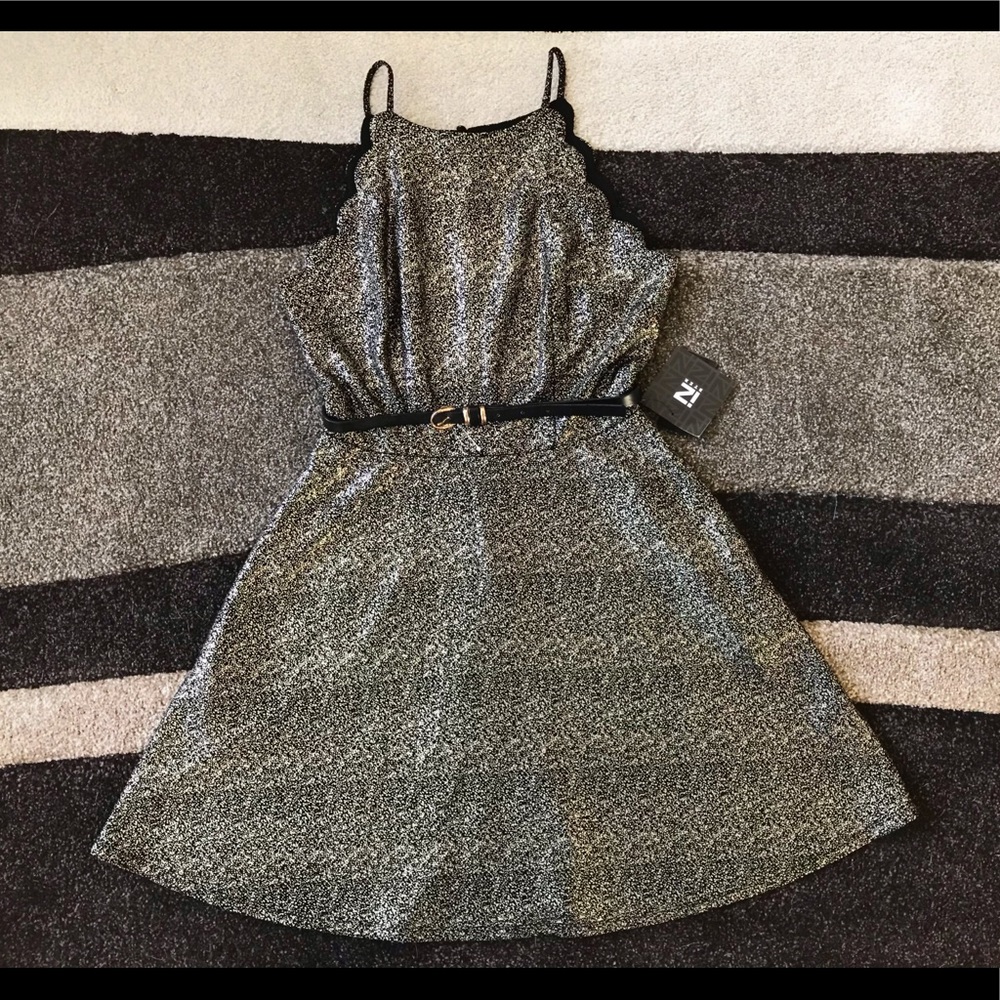Shiny Halter Dress